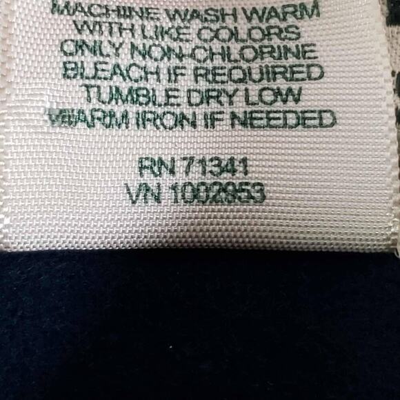 LL Bean Shirt Chamois Mens Size Medium M Vintage Blue LS Button Down Cotton - Picture 6 of 7